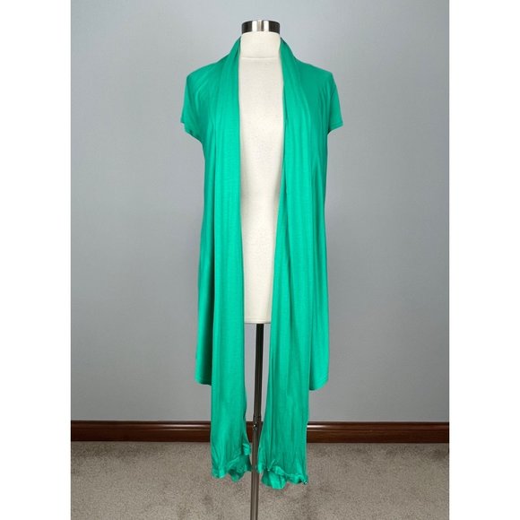 Alice Olivia Womens Draped Infinity Scarf Cardigan Sweater Green size Small - Picture 7 of 10